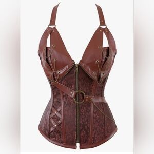 Brown Steampunk Shapewear Corset
